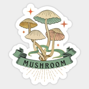 Mushroom Love Sticker